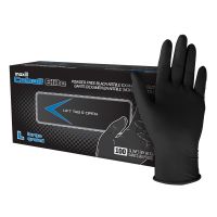 Box of large Cobalt Elite Black Nitrile Gloves