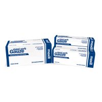 Three boxes of maxi-sorb 4 Ply Non-Woven Gauze