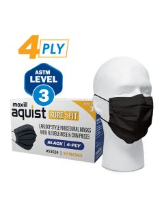 maxill aquist SureFit Earloop Style Procedural Masks with Flexible Nose & Chin Pieces