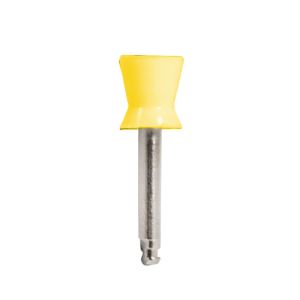 ipana Latch Type Prophy Cup - X-Soft Yellow Short Cups (Metal Shank) 12 mm SHANK --CLEARANCE--
