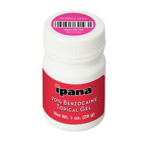 ipana 20% Benzocaine Topical Gel - Bubble Gum --CLEARANCE--
