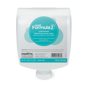 maxill formula 2 unscented foaming hand soap dispenser insert refill.
