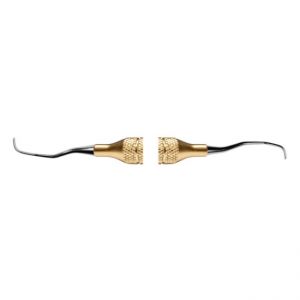 Gracey 11/12 - Titanium Nitride-3/8" Hollow Stainless (Gold Coloured)