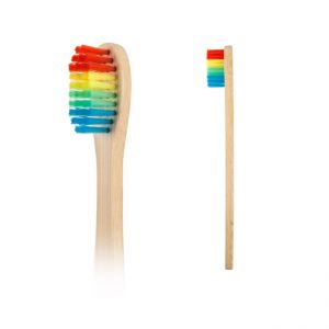 ipana Naturals Kids Rainbow Bristles Bamboo Toothbrush - Soft