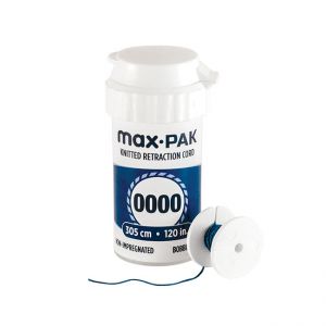 max-pak Knitted Retraction Cords - Non-Impregnated
