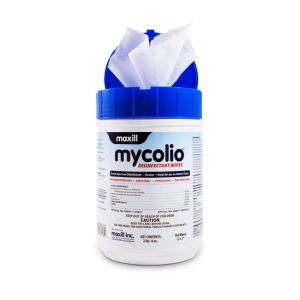 mycolio DISINFECTANT WIPES (6" x 7") - 160 Wipes --CLEARANCE--