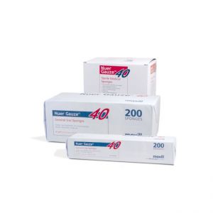Three boxes of sterile and non sterile non-woven Nuer Gauze