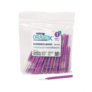 PerioX ORASTIX Interdental Brushes - 50 Pack Bag