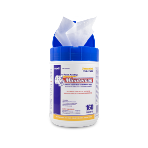 tb Minuteman Disinfectant Wipes - 160 Wipes - Unscented --Clearance--