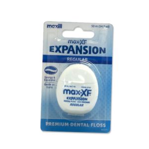max-xf Expansion Dental Floss - Retail Blister - Regular --CLEARANCE--