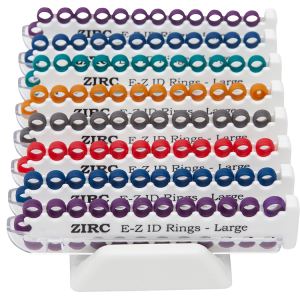 Zirc E-Z ID Rings - Jewel System
