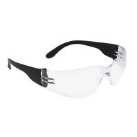 maxill Frames black and clear protective eyewear. 