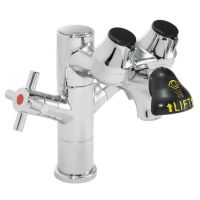 Eyesaver 1 hole sink faucet eyewash station combo