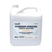 4.5L jug of 3% Hydrogen peroxide topical solution.