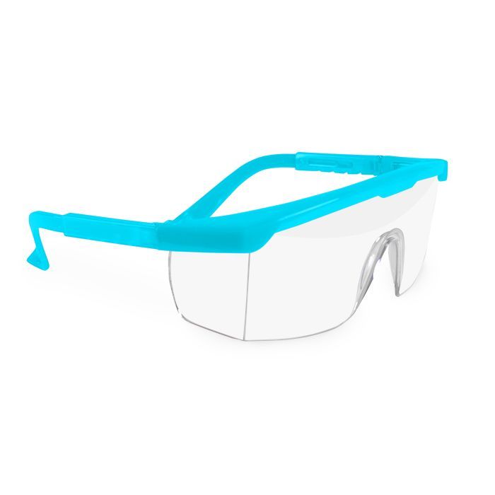maxill Frames - Adult 275 - Blue with Clear Lenses