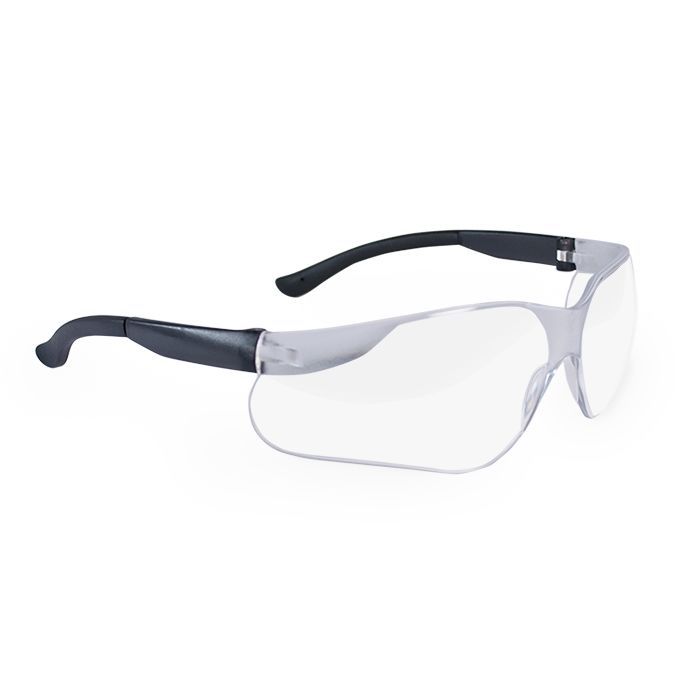 maxill Frames - Adult 276 - Black with Clear Lenses