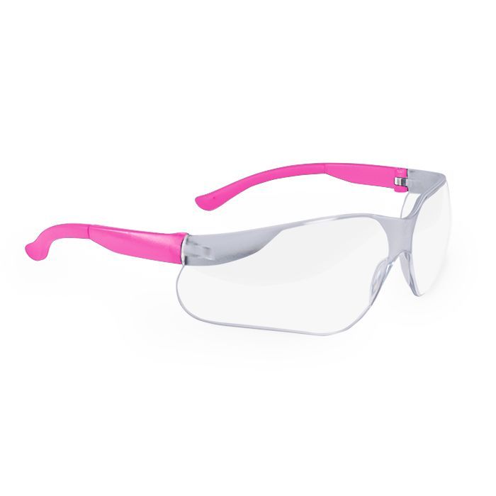 maxill Frames - Adult 276 - Pink with Clear Lenses