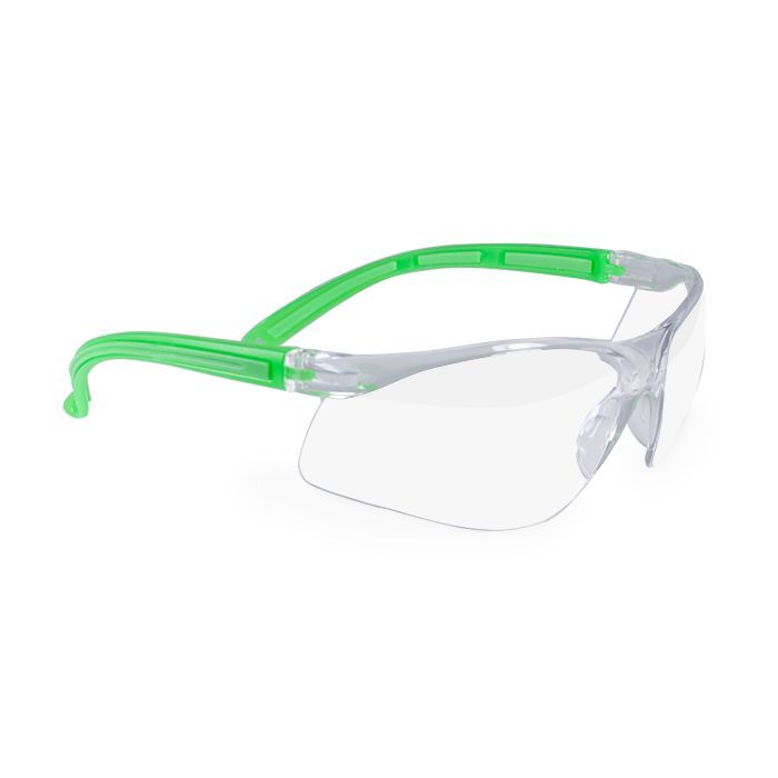 maxill Frames - Adult 277c - Green with Clear Lenses