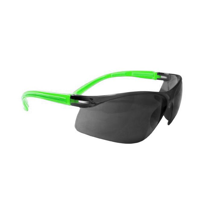 maxill frames safety glasses in black and green