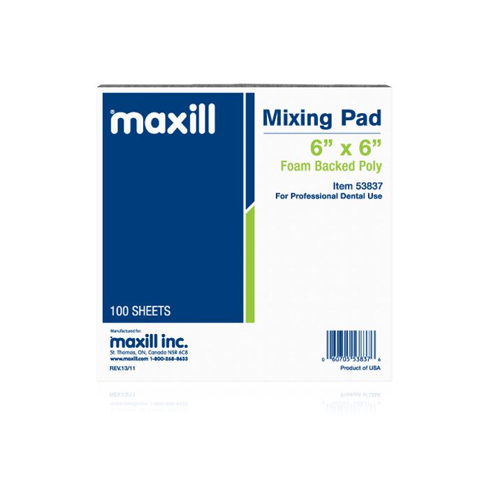 Foam Backed Poly Mixing Pad - 6" x 6"