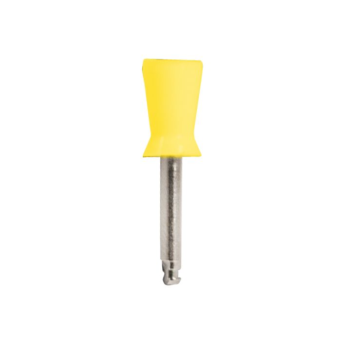 ipana Latch Type Prophy Cup - Yellow X-Soft (Metal Shank)