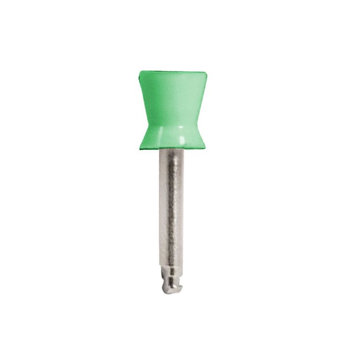 ipana Latch Type Prophy Cup - Soft Green Short Cups (Metal Shank)