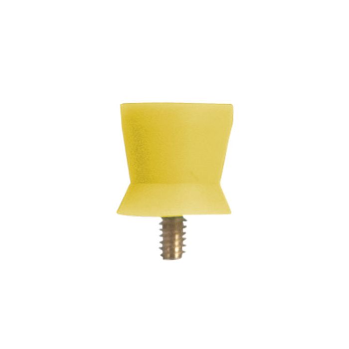 ipana Screw Type Prophy Cup - X-Soft Yellow Short Cup