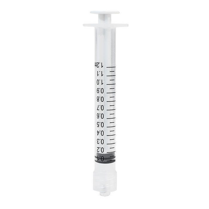 Luer Lock Standard Syringe - 1.2 cc