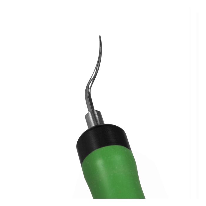 Left-Curved Perio - Green Soft Ergo Grip - 30K Internal Water