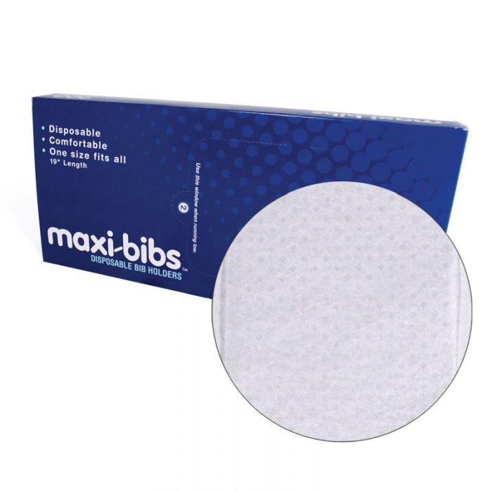 maxi-bibs Disposable Bib Holders - White