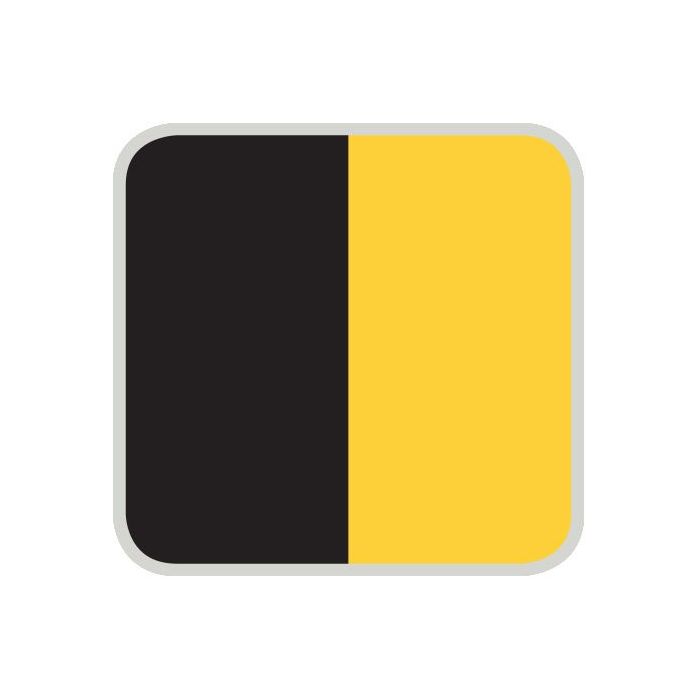 Pro-Form Mouthguard Laminates - 2 Colour-Square-Black/Yellow