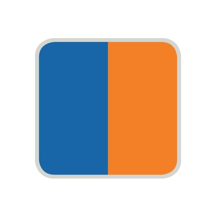 Pro-Form Mouthguard Laminates - 2 Colour-Square-Blue/Orange