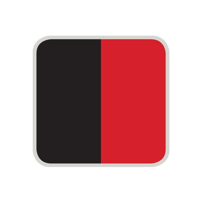 Pro-Form Mouthguard Laminates - 2 Colour-Square-Black/Red