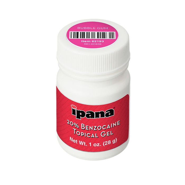 ipana 20% Benzocaine Topical Gel - Bubble Gum