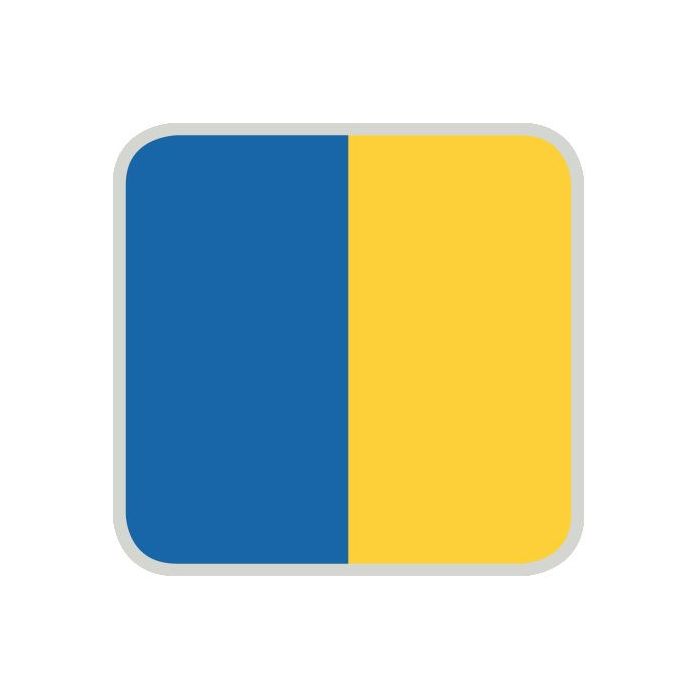 Pro-Form Mouthguard Laminates - 2 Colour-Square-Blue/Yellow