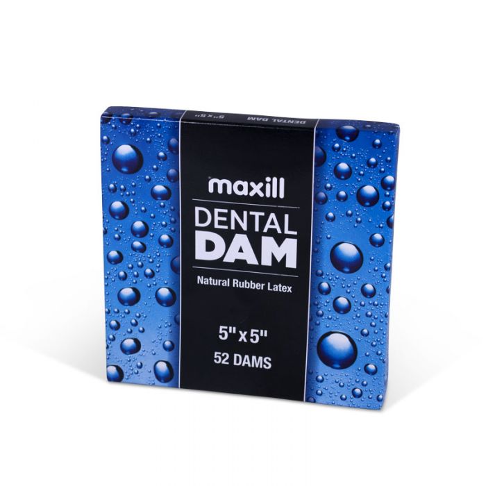 maxill Dental Dams 5" x 5" REGULAR Medium