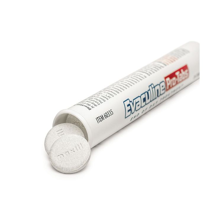 Evaculine Pro-Tabs - End of Day Evacuation System Treatment