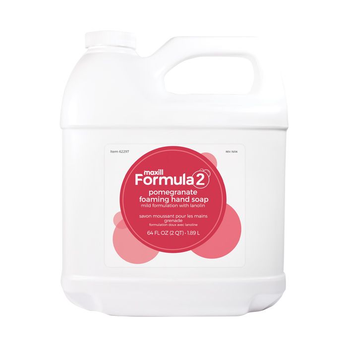 maxill Formula 2 pomegranate foaming hand soap refill jog