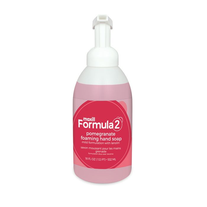 maxill Formula 2 pomegranate scented foaming hand soap
