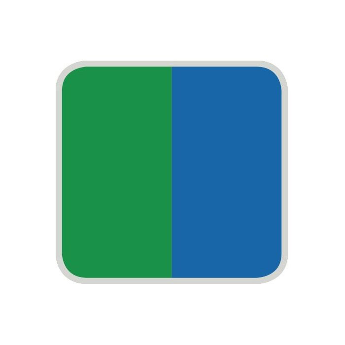 Pro-Form Mouthguard Laminates - 2 Colour-Square-Green/Blue