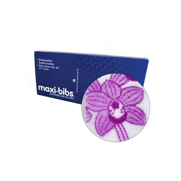 maxi-bibs Disposable Bib Holders - Lavender Floral