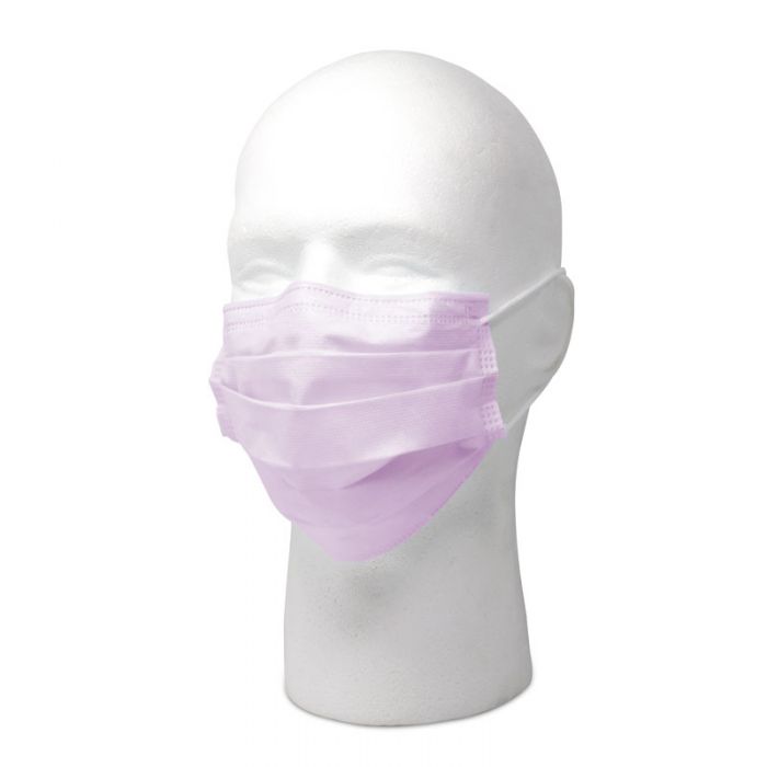 maxill Plus Earloop Style Procedural Masks - Classic - Pink