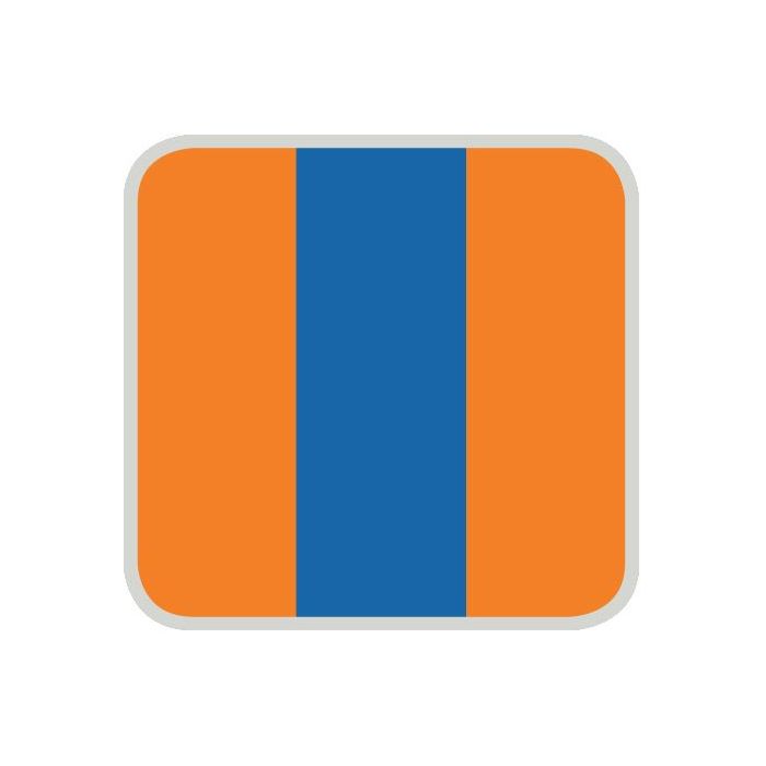 Pro-Form Mouthguard Laminates - 3 Colour-Square-Orange/Blue/Orange