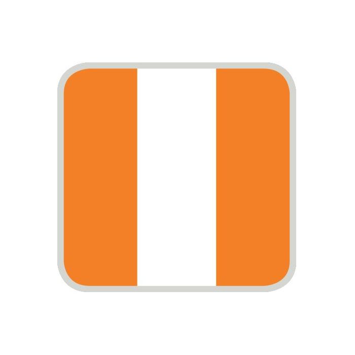 Pro-Form Mouthguard Laminates - 3 Colour-Square-Orange/White/Orange