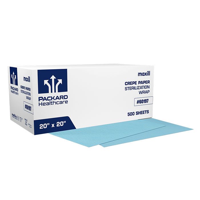 Packard Healthcare Crepe Paper Sterilization Wrap - 20" x 20"