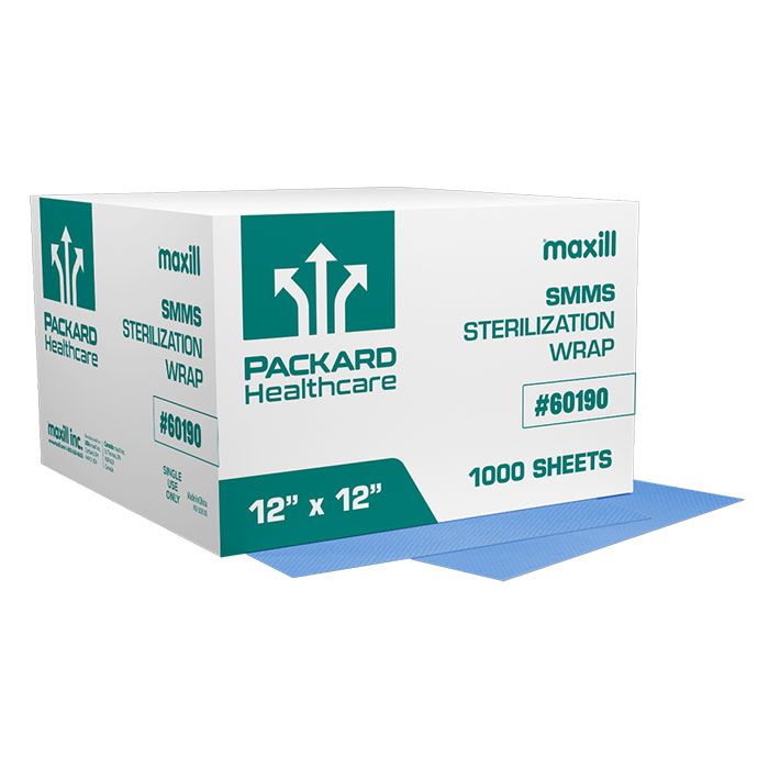 Packard Healthcare SMMS Sterilization Wrap - 12" x 12"