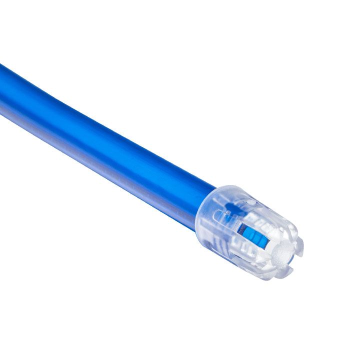 Packard Healthcare Saliva Ejectors - Blue with Clear Tip