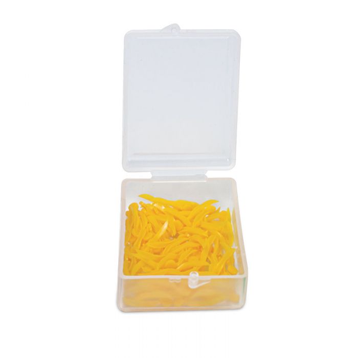Plastic Wedges With Hole - Medium (Yellow)