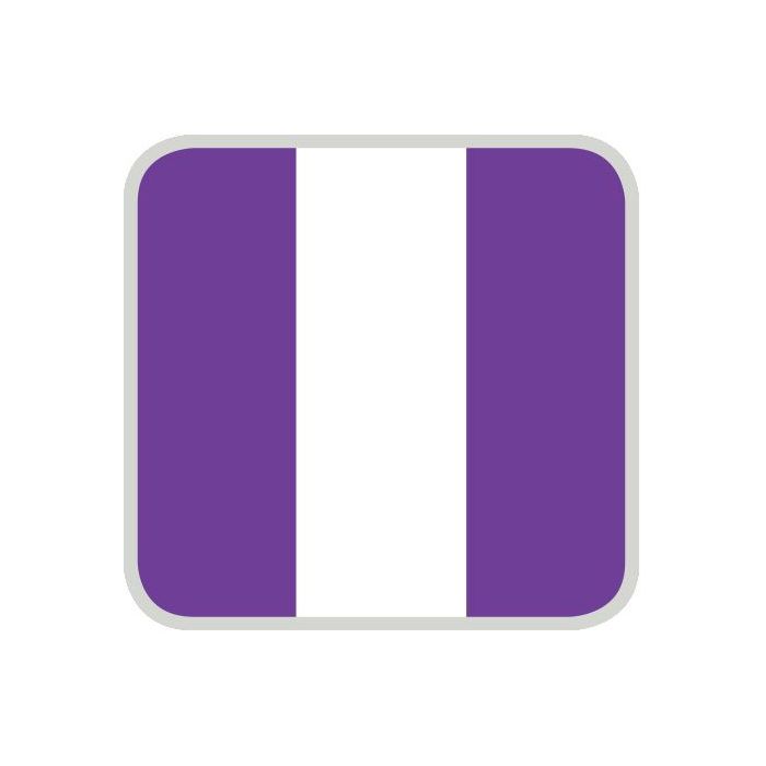 Pro-Form Mouthguard Laminates - 3 Colour-Square-Purple/White/Purple