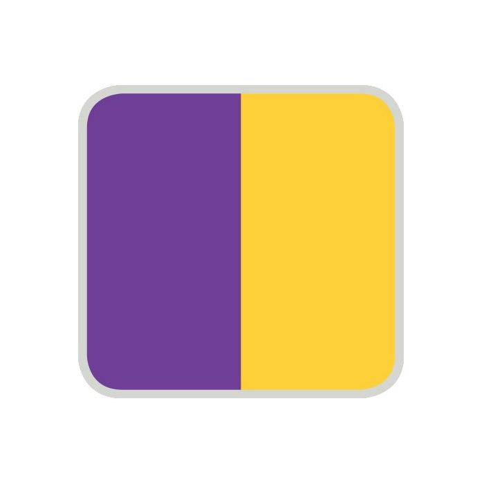 Pro-Form Mouthguard Laminates - 2 Colour-Square-Purple/Yellow